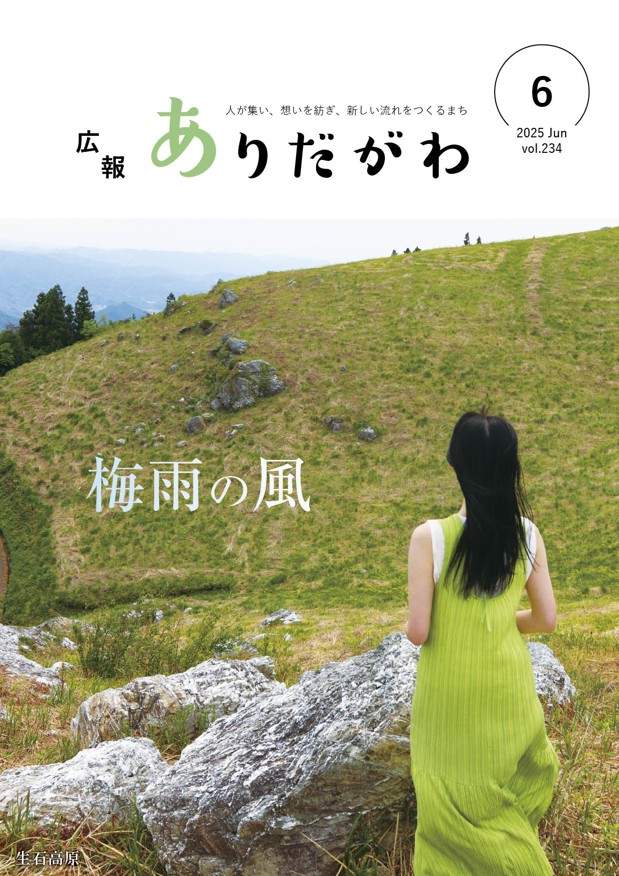 紙面イメージ（広報ありだがわ2025年6月号）