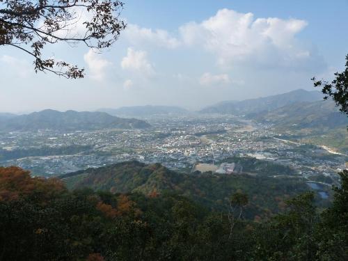 鳥山城山山頂からの眺め