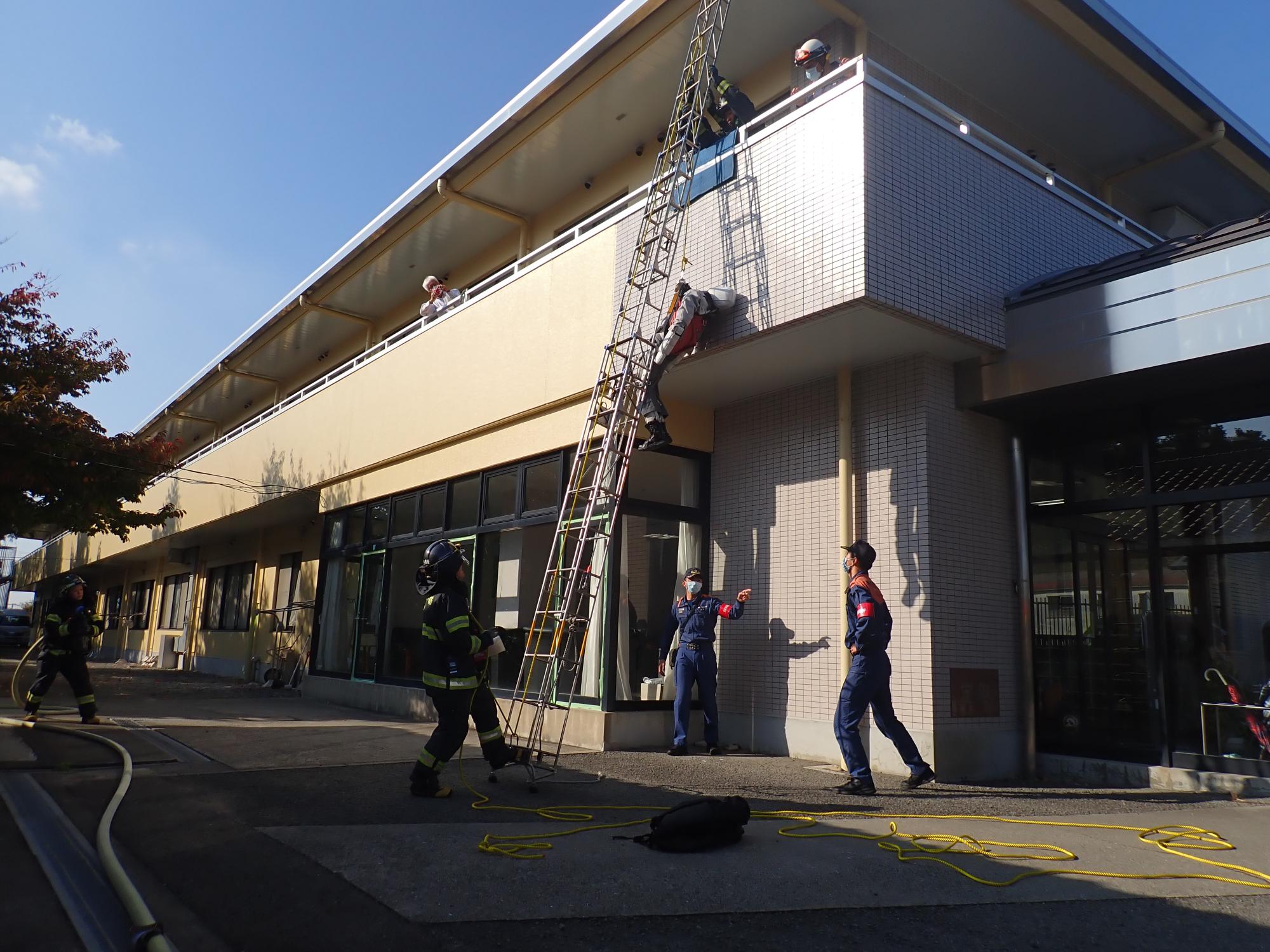 要救助者救出の様子