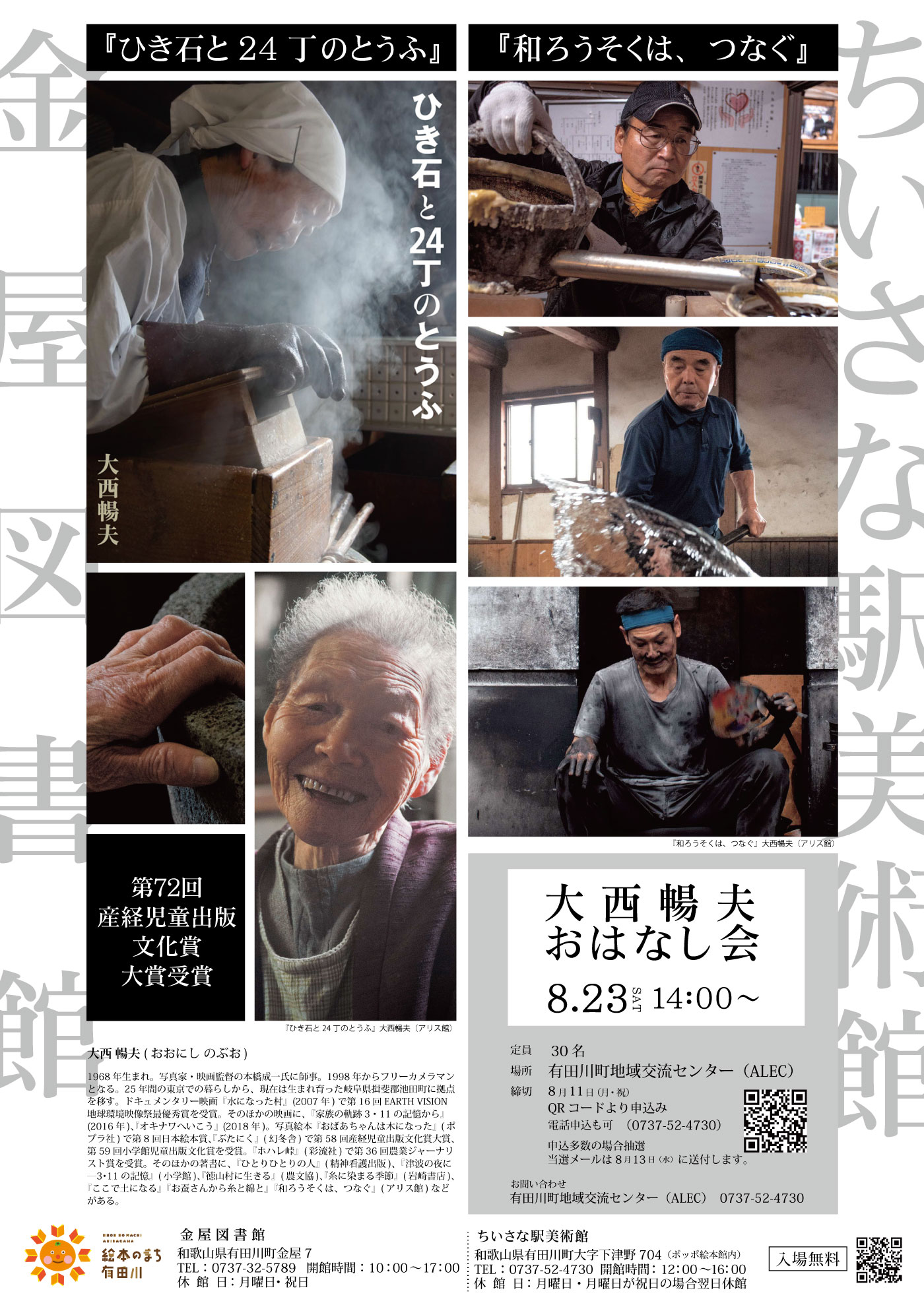 大西暢夫パネル写真展＿裏